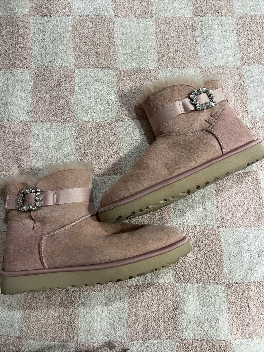 Women's Pink Uggs (size 10)